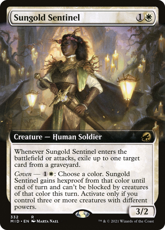 Sungold Sentinel (Extended) [Innistrad: Midnight Hunt]