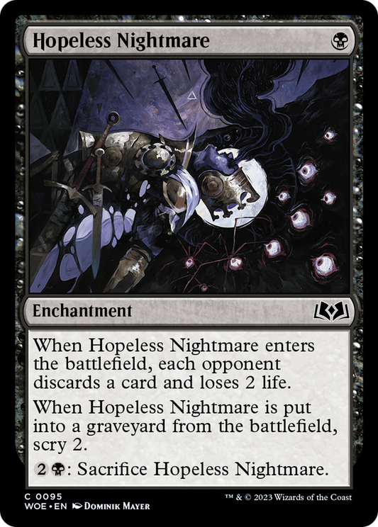 Hopeless Nightmare (WOE-095) - Wilds of Eldraine Foil