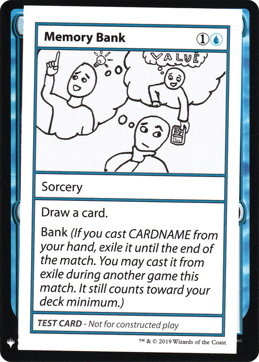Memory Bank [Mystery Booster Playtest Cards]