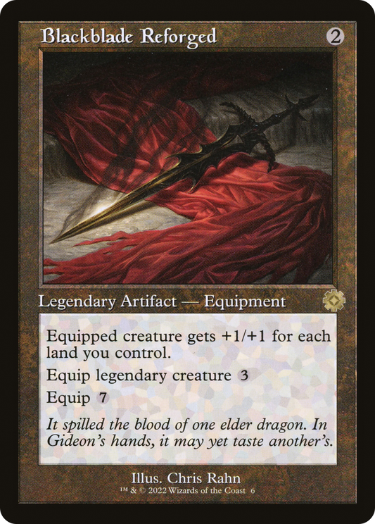 Blackblade Reforged (BRR-006) - The Brothers' War Retro Artifacts