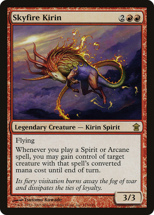 Skyfire Kirin (SOK-113) - Saviors of Kamigawa Foil