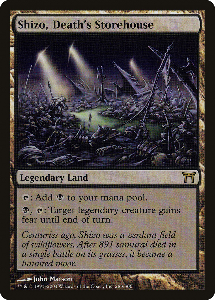Shizo, Death's Storehouse (CHK-283) - Champions of Kamigawa