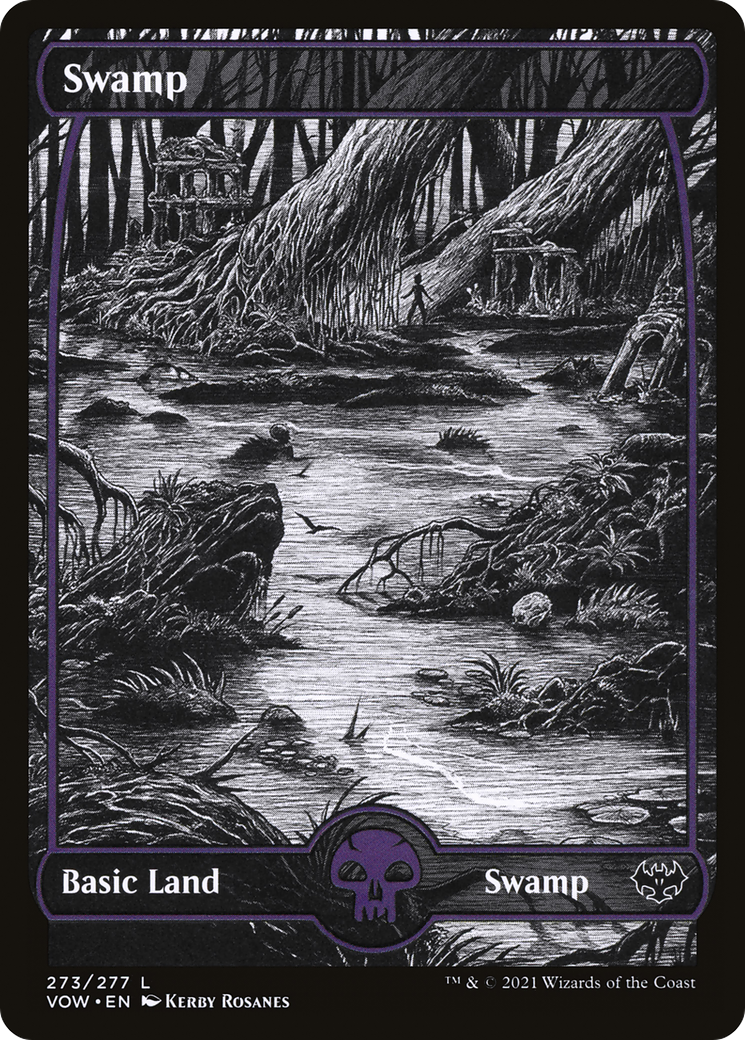 Swamp (VOW-273) - Innistrad: Crimson Vow: (Showcase) Foil