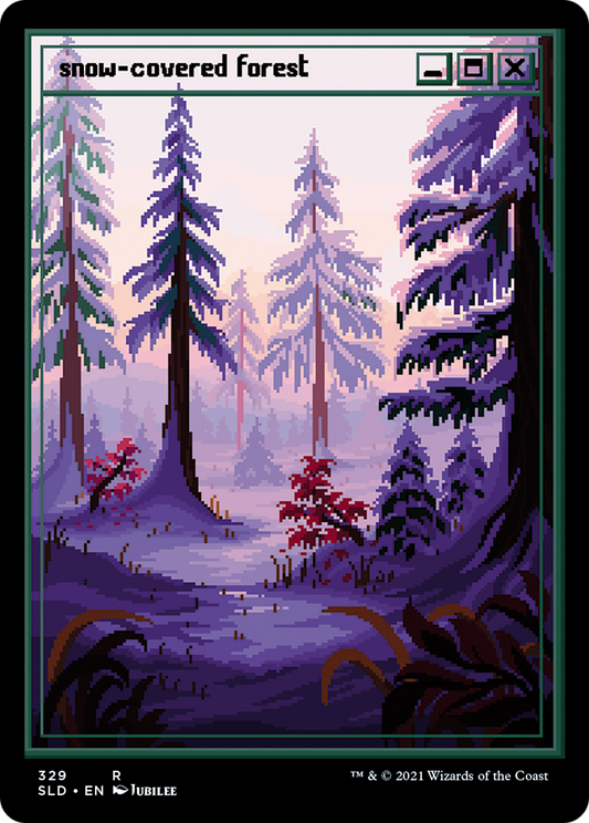 Snow-Covered Forest (SLD-329) - Secret Lair Drop Foil