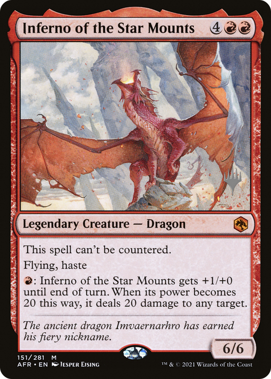 Inferno of the Star Mounts (PPAFR-151P) - Adventures in the Forgotten Realms Promos