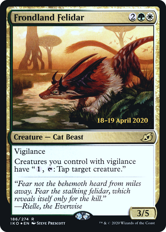 Frondland Felidar  [Ikoria: Lair of Behemoths Prerelease Promos]