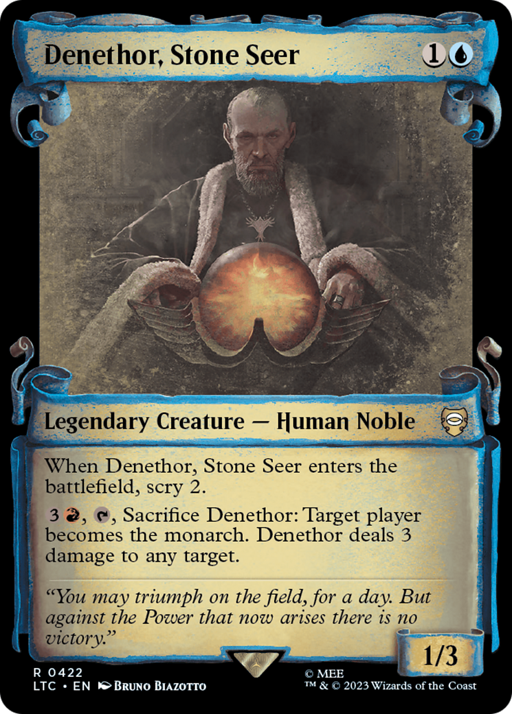 Denethor, Stone Seer (LTC-422) - Tales of Middle-earth Commander: (Showcase)