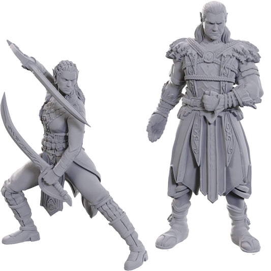 D&D Unpainted Minis - Baldur's Gate 3 - Jaheira & Halsin (96368)
