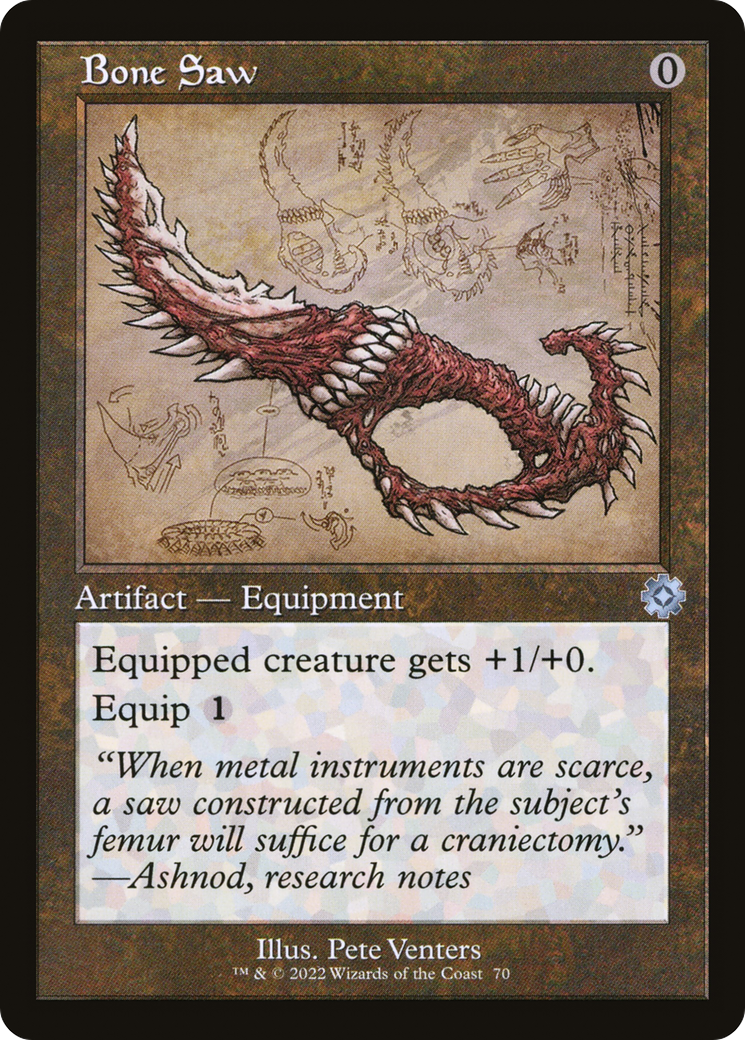 Bone Saw (BRR-070) - The Brothers' War Retro Artifacts Foil