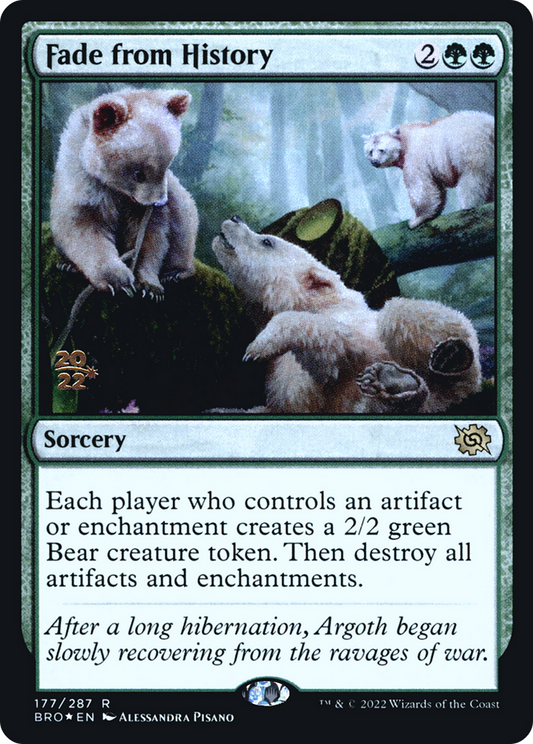Fade from History [The Brothers' War: Prerelease Promos]