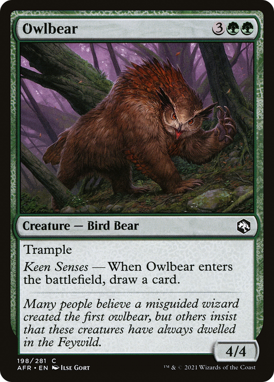 Owlbear (AFR-198) - Adventures in the Forgotten Realms Foil