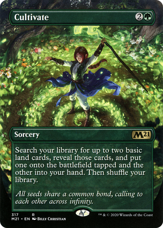 Cultivate (Alternate Art) [Core Set 2021]