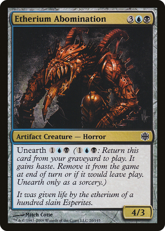 Etherium Abomination [Alara Reborn]