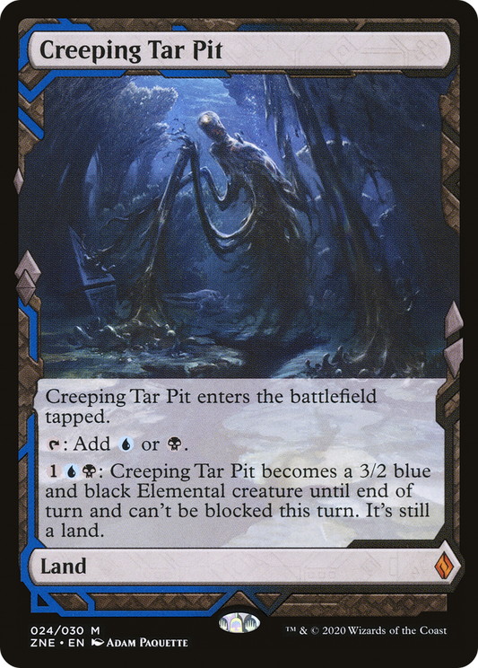 Creeping Tar Pit [Zendikar Rising Expeditions]