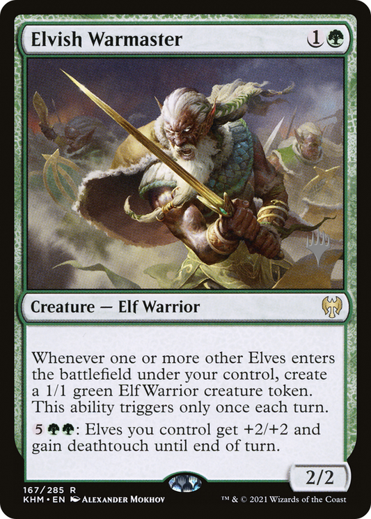 Elvish Warmaster [Kaldheim Promo Pack]