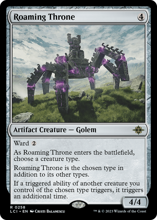 Roaming Throne (LCI-258) - The Lost Caverns of Ixalan Foil