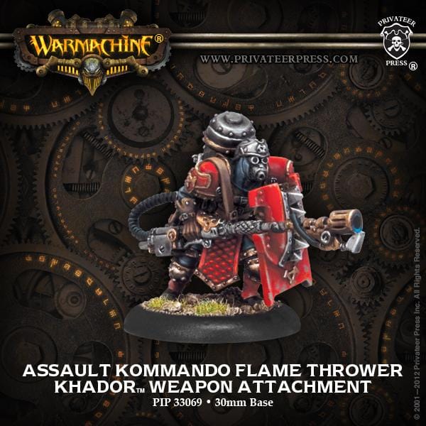 Assault Kommando Flame Thrower Weapon Attachment - pip33069