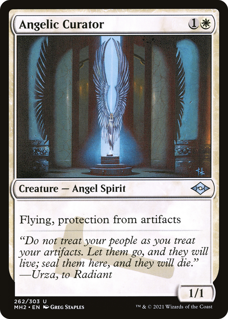 Angelic Curator (MH2-262) - Modern Horizons 2 Etched Foil