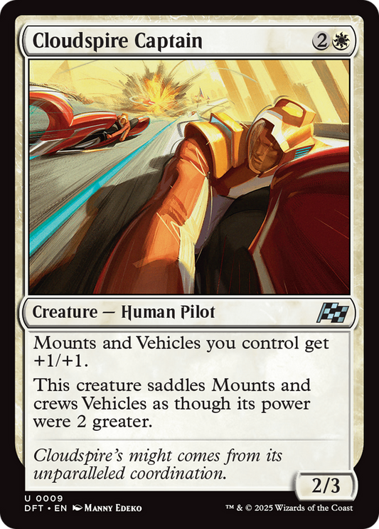 Cloudspire Captain (DFT-009) - Aetherdrift
