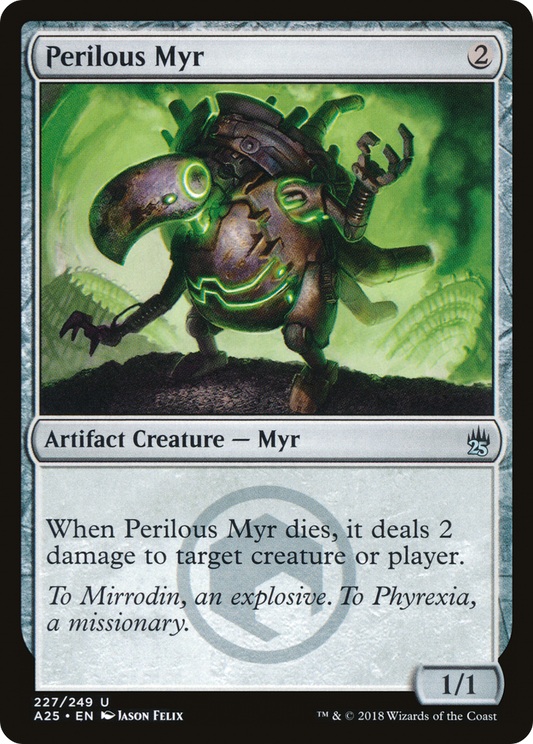 Perilous Myr (A25-227) - Masters 25 Foil