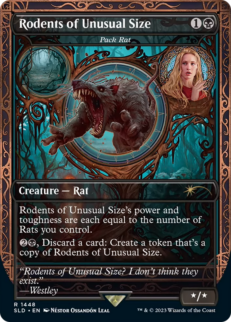 Pack Rat (SLD-1448) - Secret Lair Drop / Rodents of Unusual Size (Borderless)