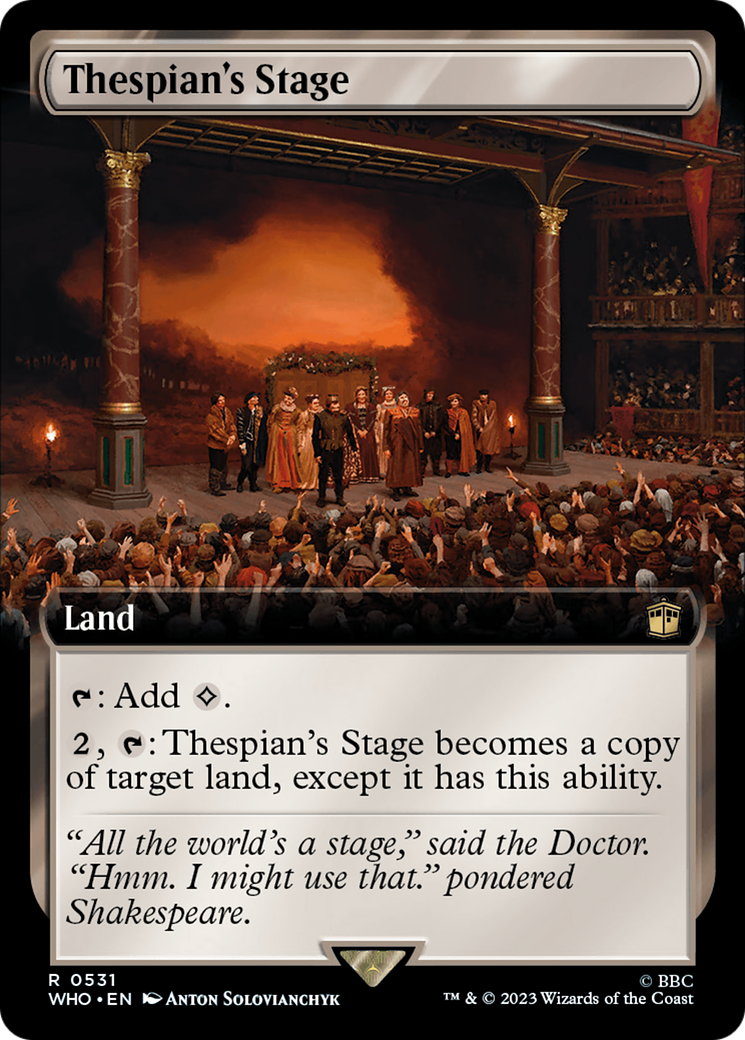 Thespian's Stage (WHO-531) - Doctor Who: (Extended Art) Foil