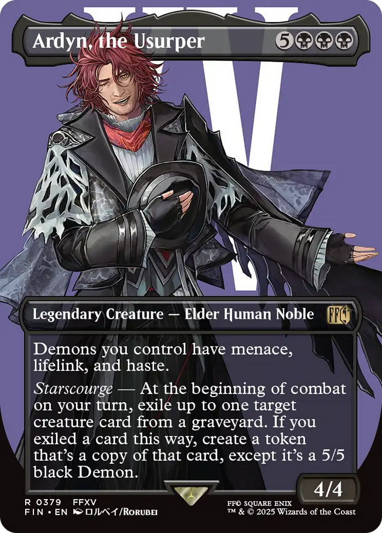 Ardyn, the Usurper (Borderless) (0379) (FIN-379) - FINAL FANTASY (Borderless) Foil