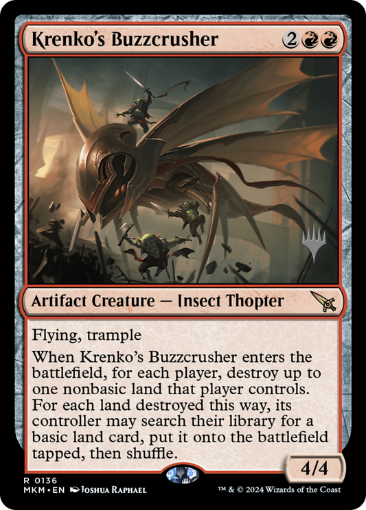 Krenko's Buzzcrusher (PPMKM-136) - Murders at Karlov Manor Promos