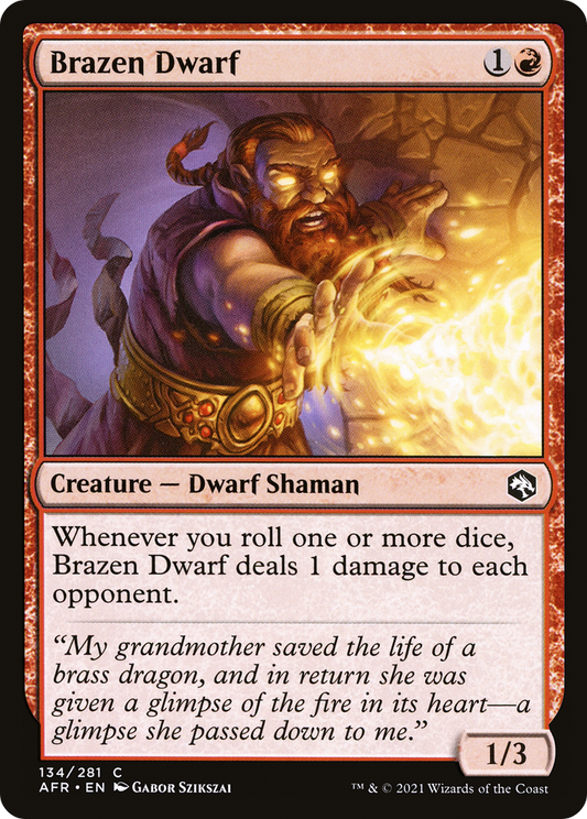 Brazen Dwarf [Dungeons & Dragons: Adventures in the Forgotten Realms]