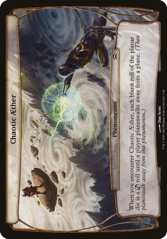 Chaotic Aether (OVER-001) - Planechase 2012 Planes