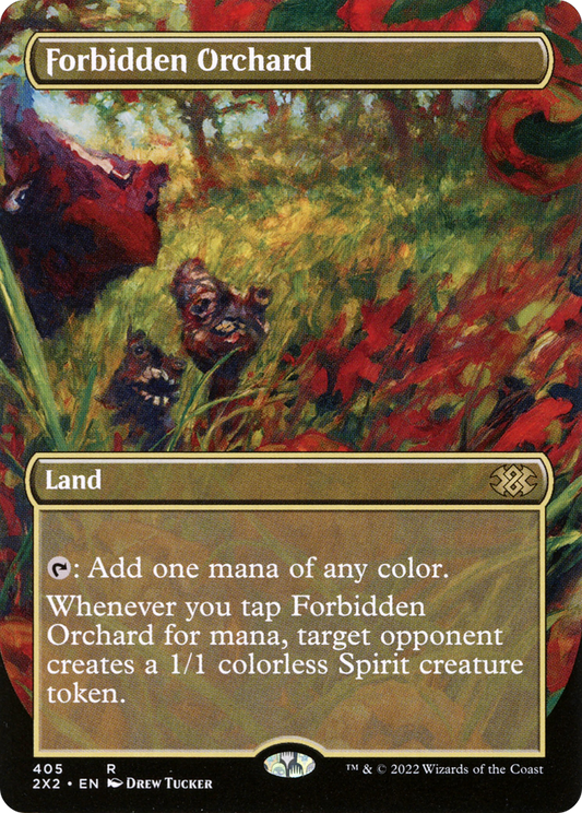 Forbidden Orchard (2X2-405) - Double Masters 2022 (Borderless) Foil