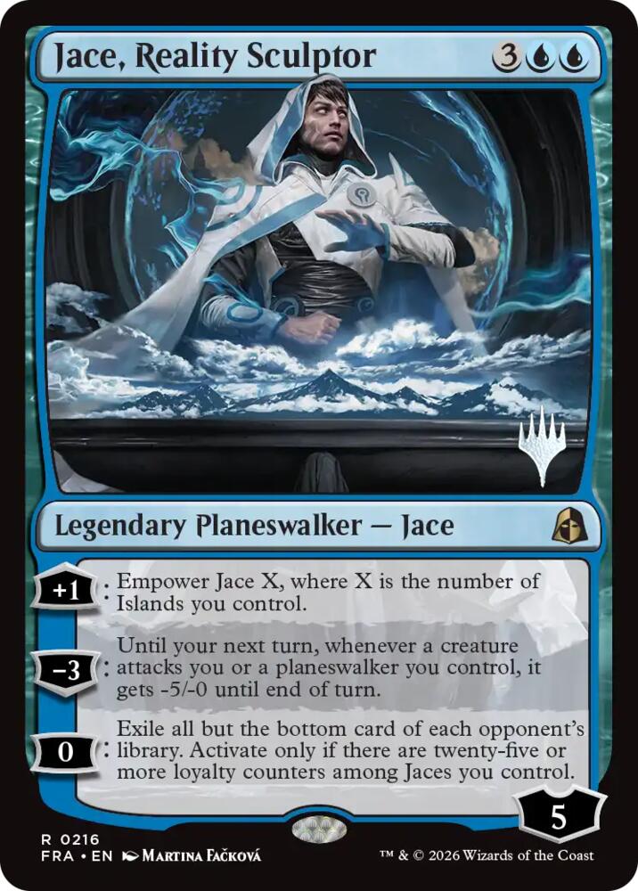 Jace, Reality Sculptor (216) [Reality Fracture Promos]