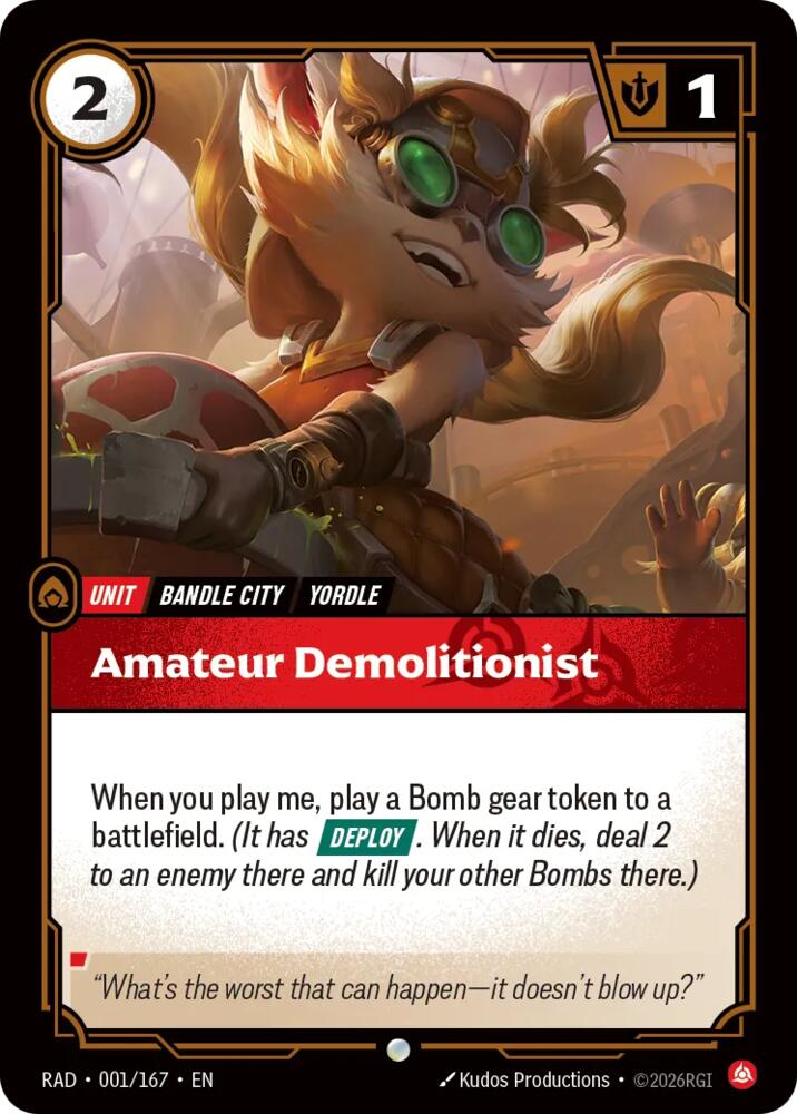 Amateur Demolitionist (001/167) [Radiance]