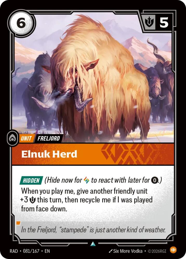Elnuk Herd (081/167) [Radiance]
