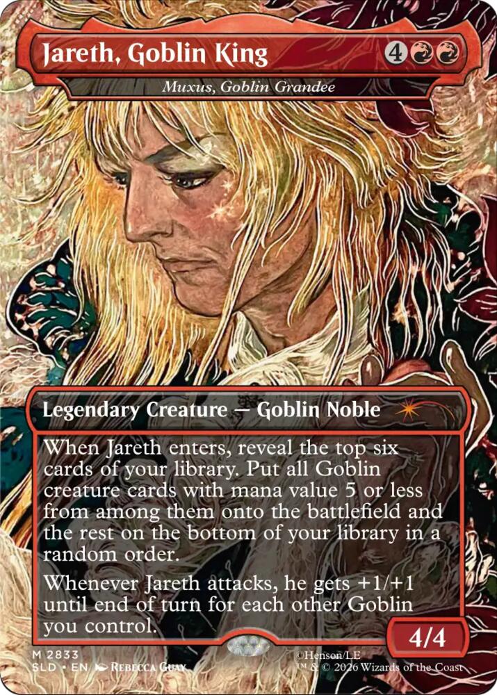 Jareth, Goblin King - Muxus, Goblin Grandee (2833) [Secret Lair Drop]