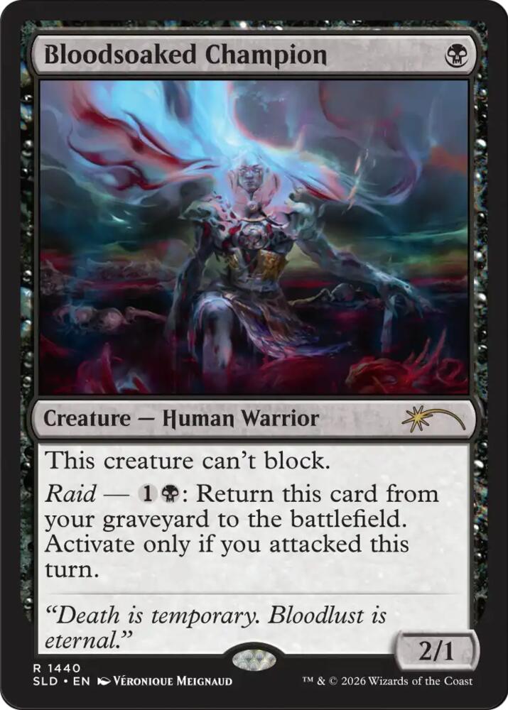 Bloodsoaked Champion (1440) [Secret Lair Drop]