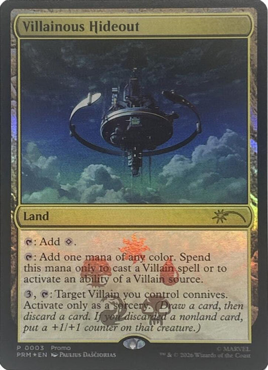 Villainous Hideout (3) [Unique and Miscellaneous Promos]