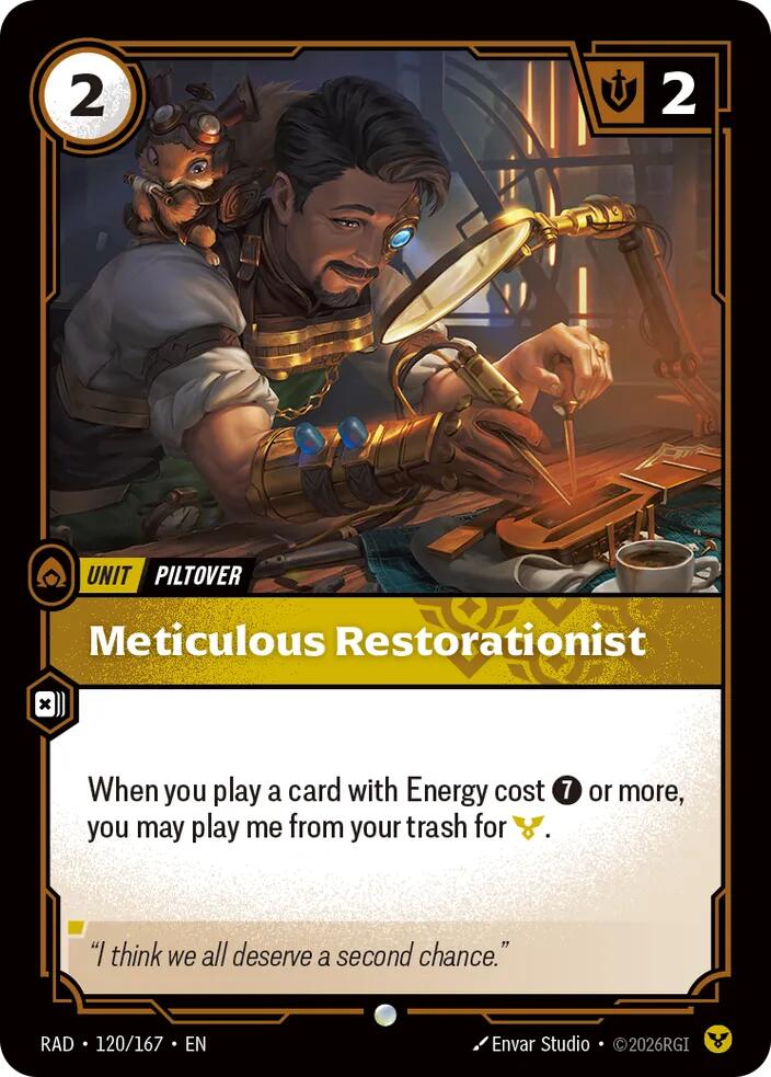 Meticulous Restorationist (120/167) [Radiance]