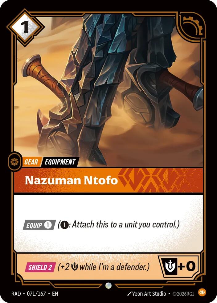Nazuman Ntofo (071/167) [Radiance]