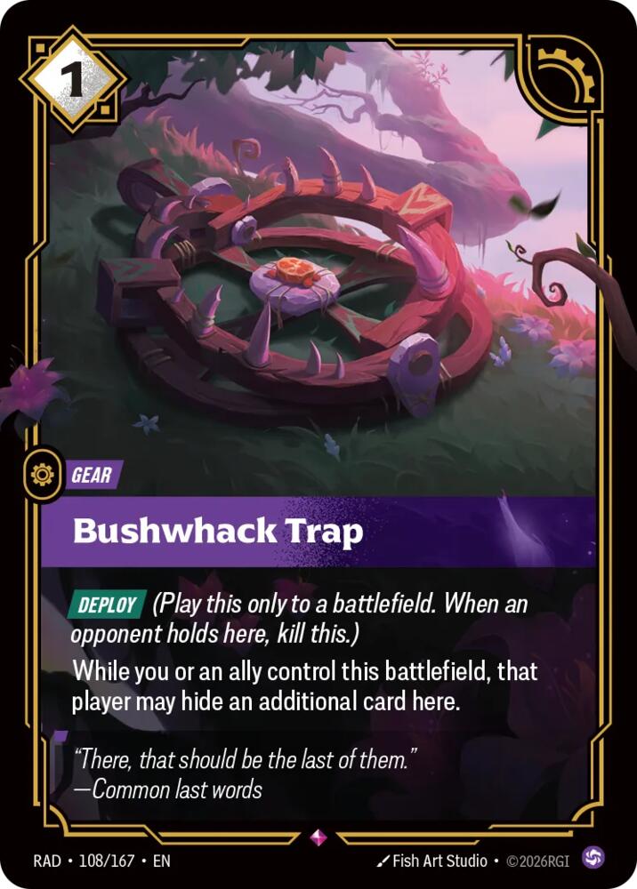 Bushwhack Trap (108/167) [Radiance]