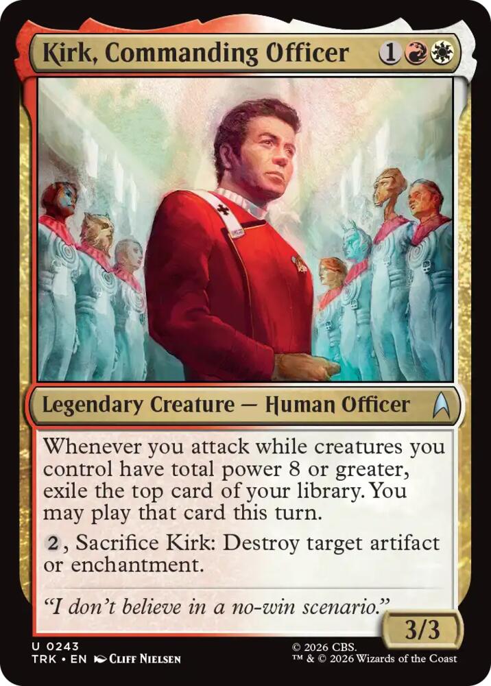 Kirk, Commanding Officer (243) [Star Trek]
