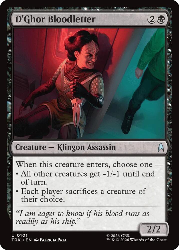 D'Ghor Bloodletter (101) [Star Trek]