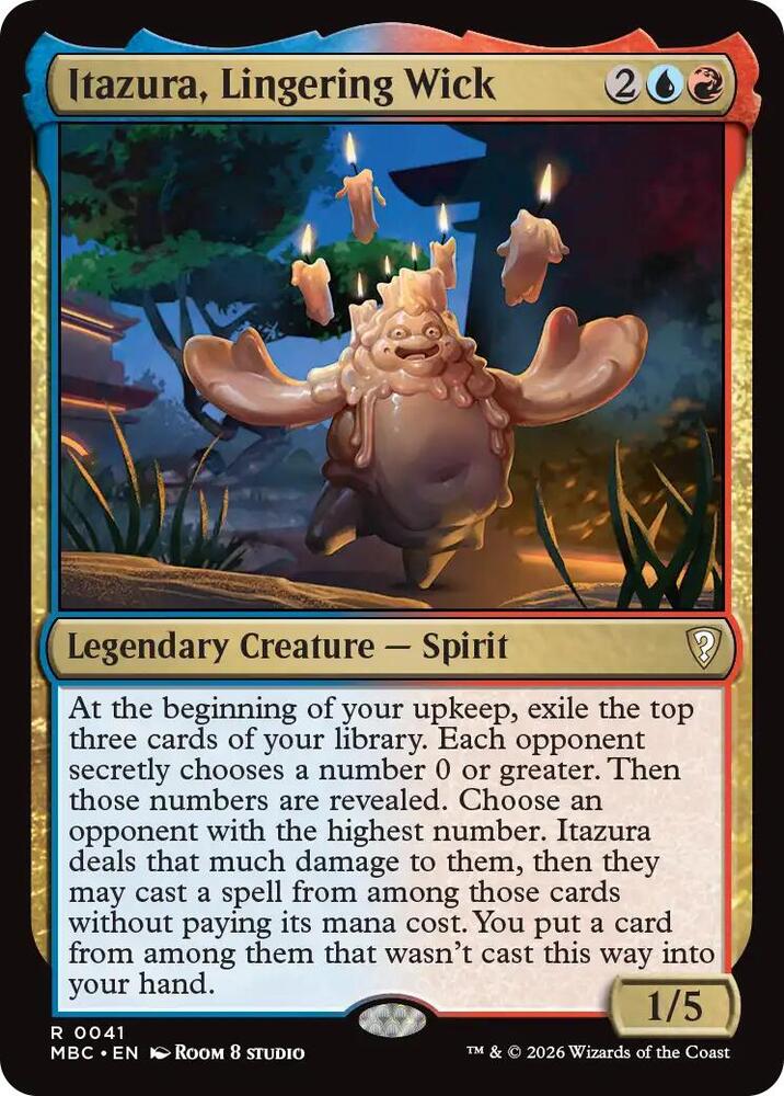 Itazura, Lingering Wick (41) [Mystery Booster Commander Edition]