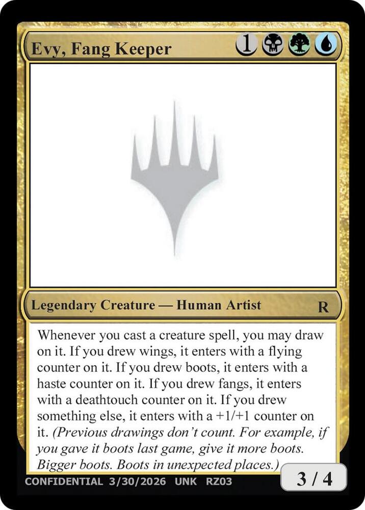 Evy, Fang Keeper [Un-Known Event Playtest Cards]
