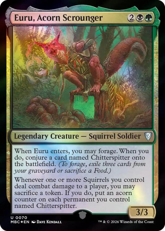 Euru, Acorn Scrounger (70) [Mystery Booster Commander Edition]
