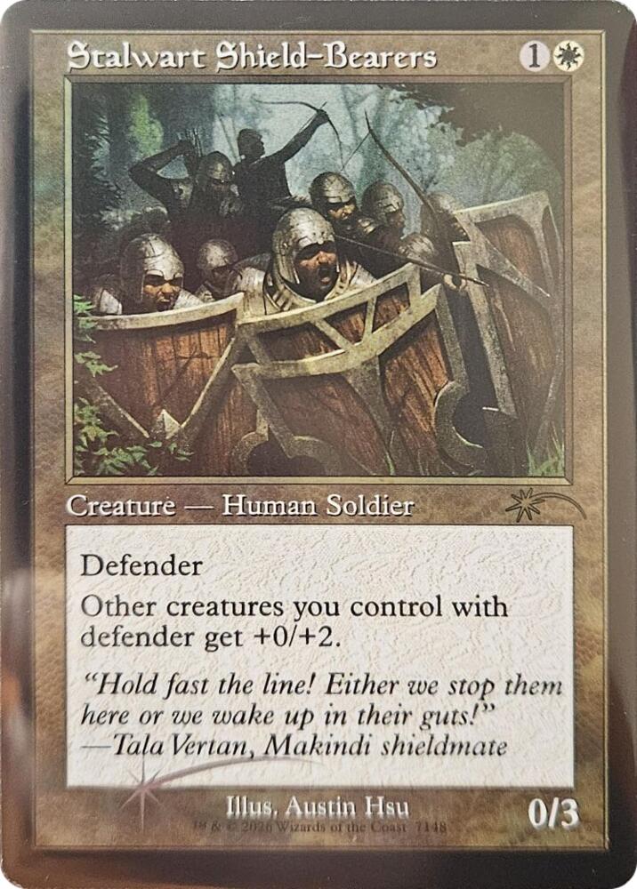 Stalwart Shield-Bearers (Retro Frame) (7148) [Secret Lair Drop]