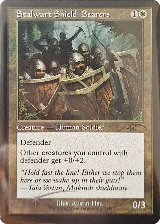 Stalwart Shield-Bearers (Retro Frame) (7148) [Secret Lair Drop]