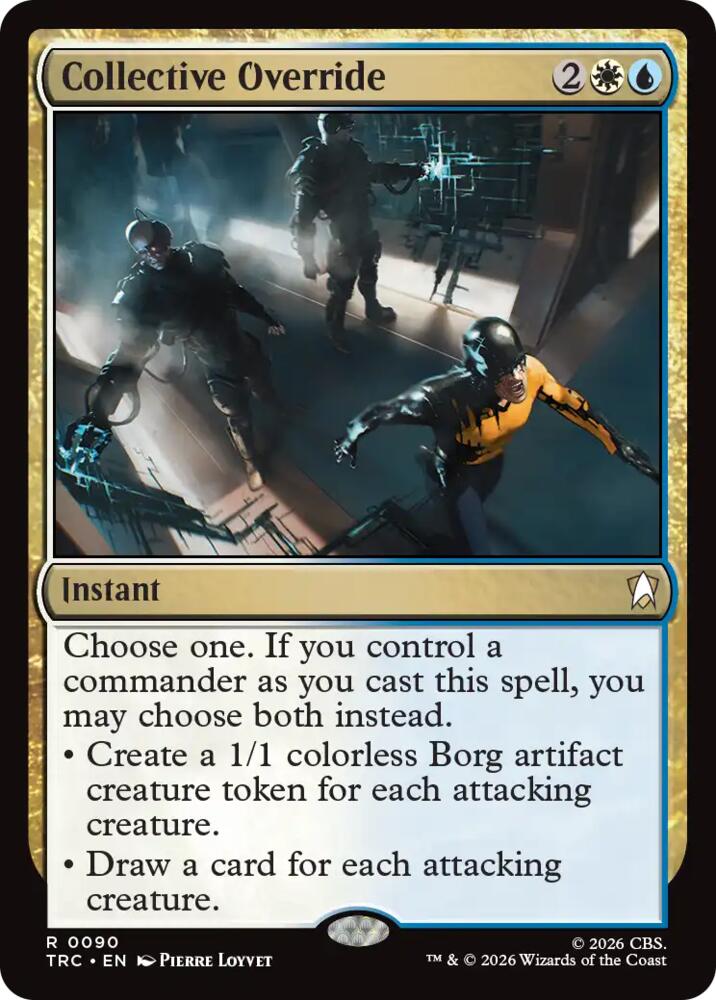 Collective Override (Surge Foil) (90) [Star Trek Commander]