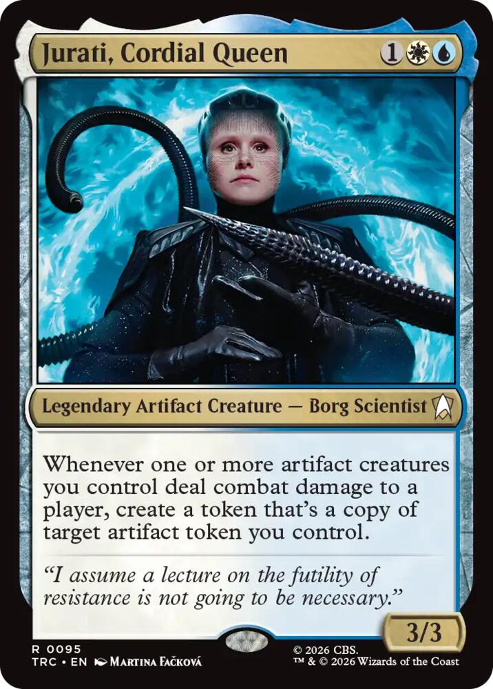 Jurati, Cordial Queen (Surge Foil) (95) [Star Trek Commander]
