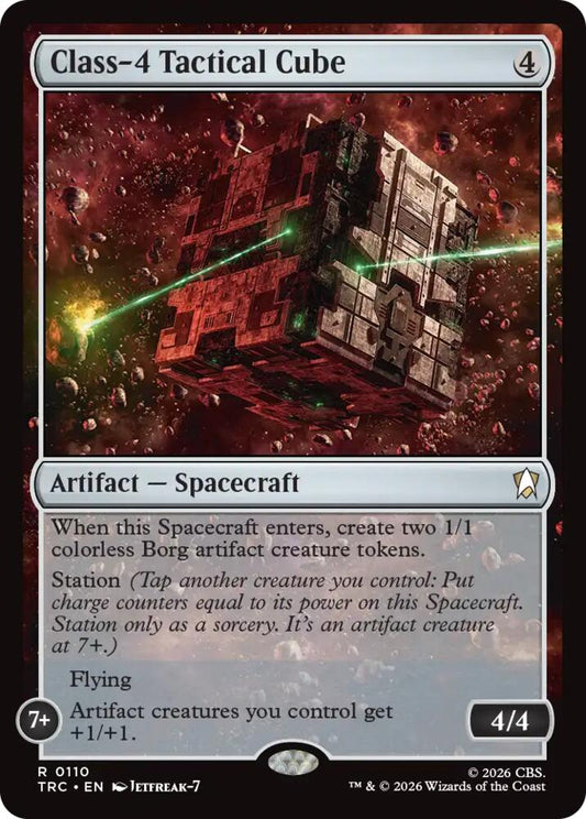 Class-4 Tactical Cube (Surge Foil) (110) [Star Trek Commander]